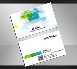 藍(lán)色商務(wù)方框名片