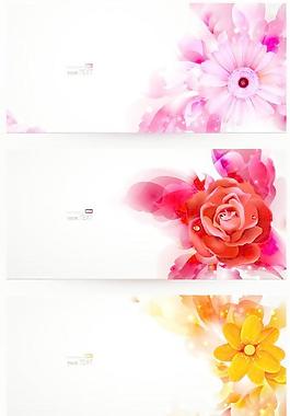 banner04时尚华丽花纹矢量素材