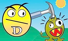 維生素D擊潰癌剪貼畫