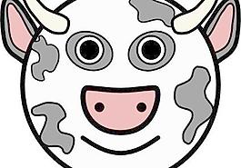牛瓦歇剪貼畫