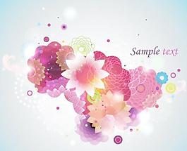 時(shí)尚彩色圖案矢量素材01