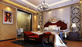 歐式豪華臥室