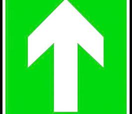 指路標志繼續直剪貼畫