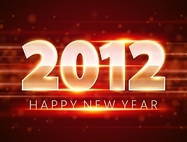 2012年新年矢量
