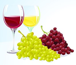 葡萄酒矢量