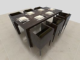 西式餐桌