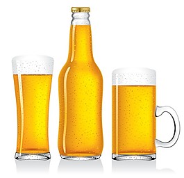 啤酒矢量