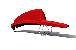 商場(chǎng)個(gè)性公共座椅3D模型