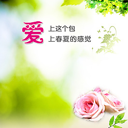 玫瑰設(shè)計(jì)素材海報(bào)