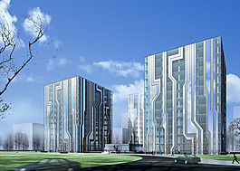 建筑3D模型素材