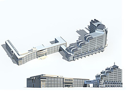 公共建筑辦公樓3D模型