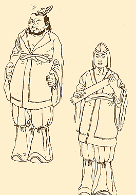中國古代服飾白描