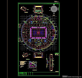 某體育館cad建筑圖