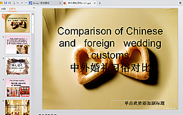 中外婚禮習(xí)俗PPT