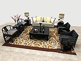 新中式沙發家具