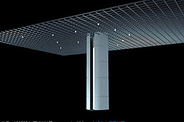 展厅柱子3D模型