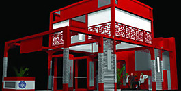 二層中式風(fēng)格展廳3dmax模型
