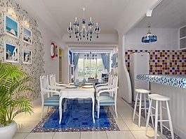 地中海風(fēng)格餐廳裝修