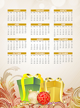 日历的网格2013 155