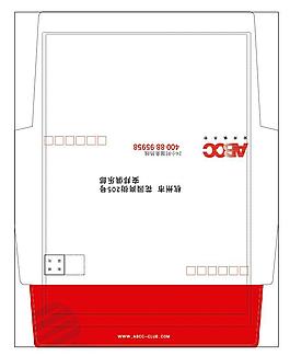 汽车俱乐部信封样式