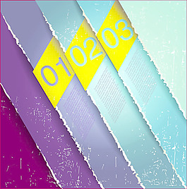 創造性的紙卡片模板8