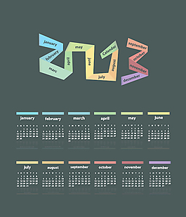 日歷的網(wǎng)格2013 7