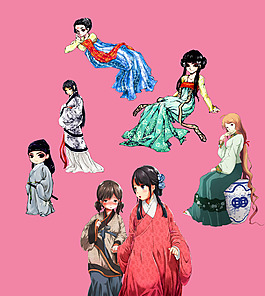 手繪漢服