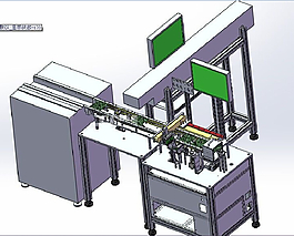 LED元件包裝檢測(cè)一體機(jī)3D模型