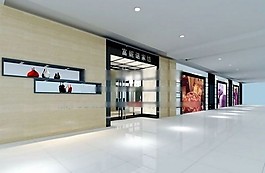 時尚品牌家紡展廳效果圖