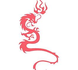 红色的龙