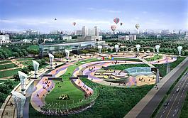 大型的公園造型