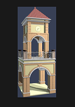 雙層中世紀(jì)建筑