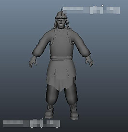 游戲人物3d模型