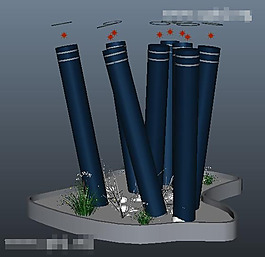 3D蠟燭模型