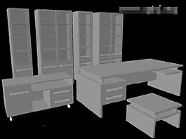 歐式櫥柜3D模型
