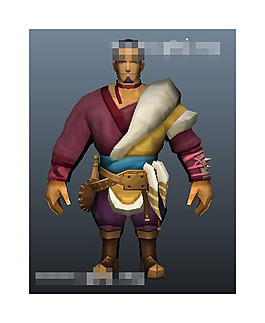 游戲人物3d模型圖片