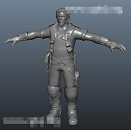 游戲人物3d模型圖片