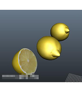3D水果模型