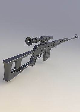SCD-79狙擊步槍3D模型
