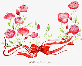 蝴蝶結(jié)花紋