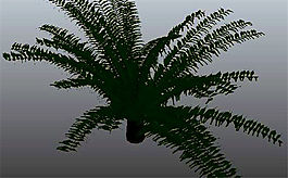 綠色植被游戲模型