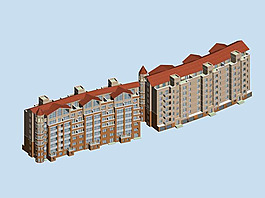 住宅樓建筑模型設(shè)計