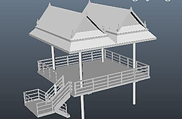 白色建筑模型