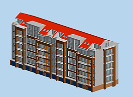 3d恢弘都市住宅區(qū)