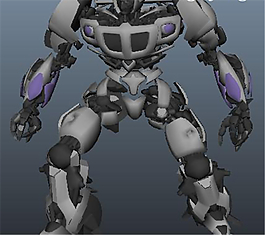 3D装甲机器人游戏模型