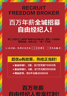 地产 展板 展架 海报