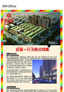 地產(chǎn) 展架 海報