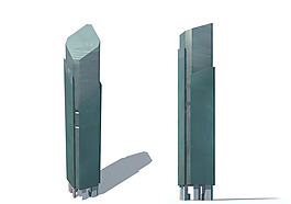 3D公共建筑商業(yè)大廈模型