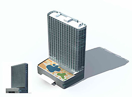 3D大厦建筑群