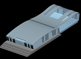 建筑大厦建筑群3D模型
